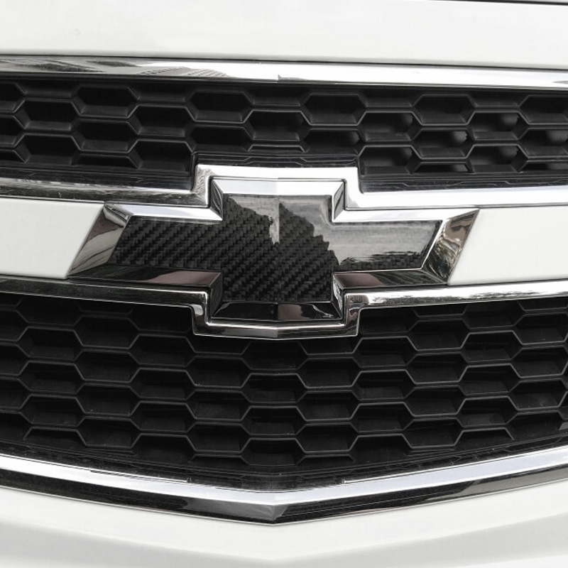 适用于迈锐宝xl雪佛兰车标改装碳纤维前标贴创酷科鲁兹探界者黑标