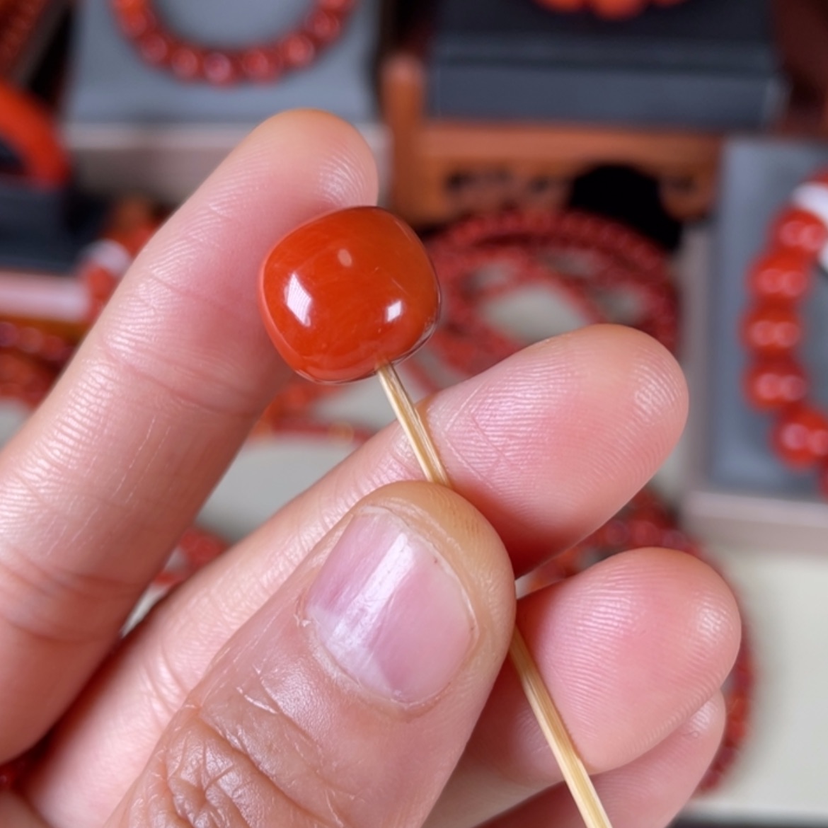 【闪购商品】南红玛瑙手链未镶嵌13