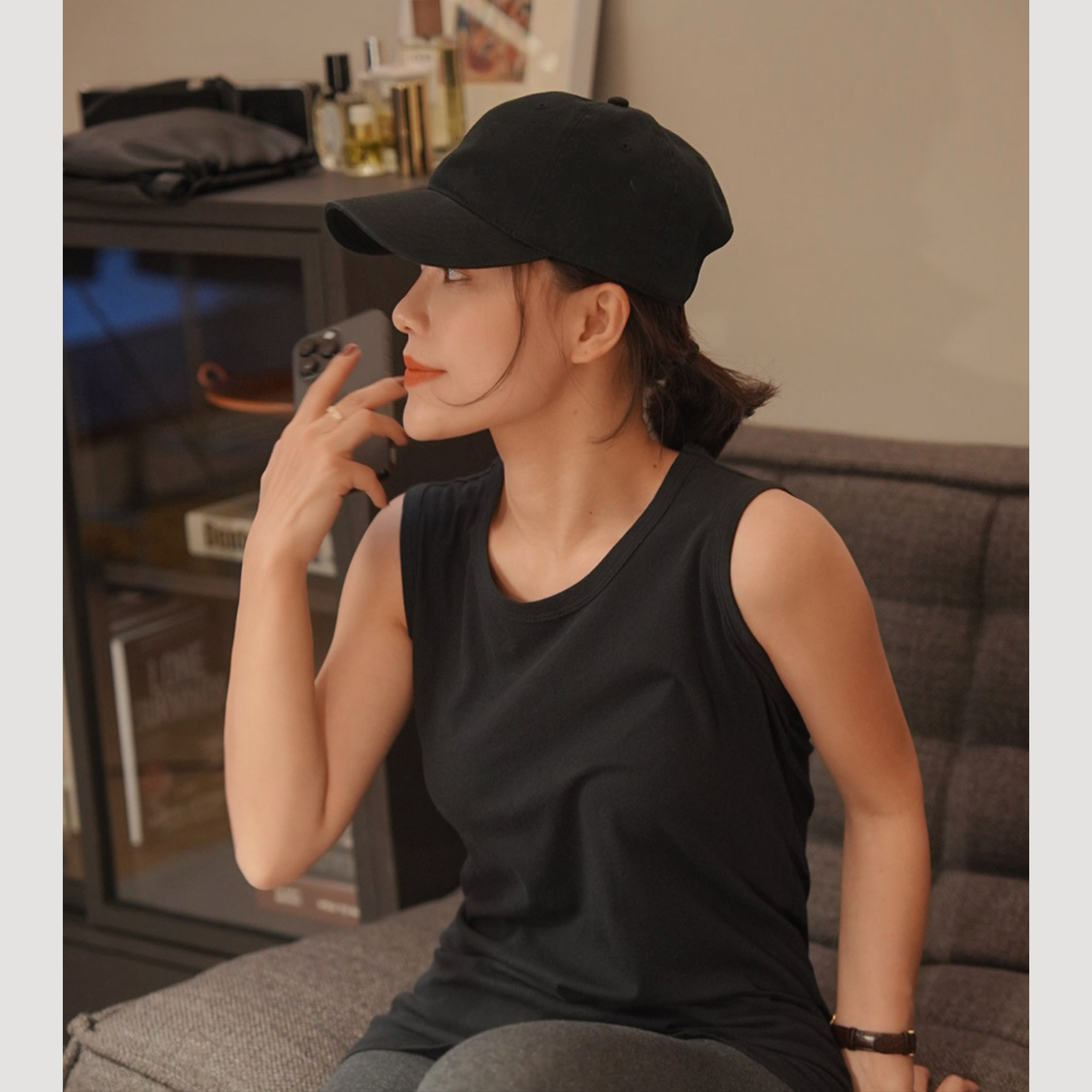 XIYE&W【妮妮的运动小背心】纯色无袖百搭背心