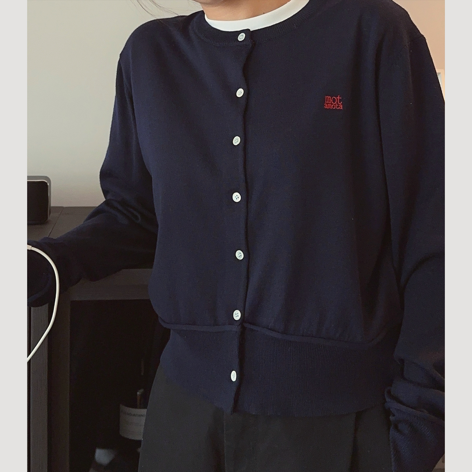 XIYE&W【简约开衫】长袖百搭休闲羊毛衫