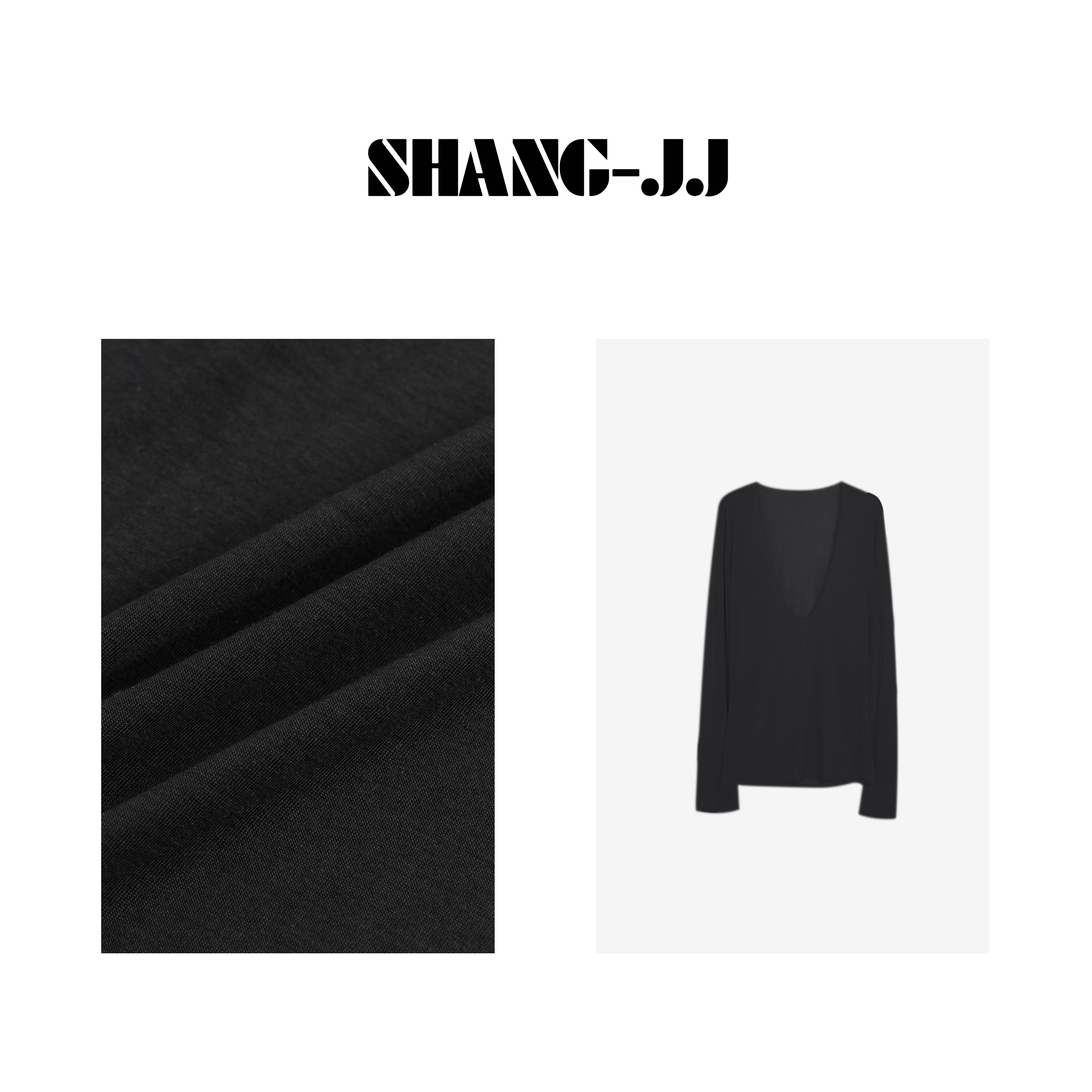 SHANG-JJ【舒适感】杨老师莱赛尔+桑蚕丝+醋酸薄款长袖q131331p