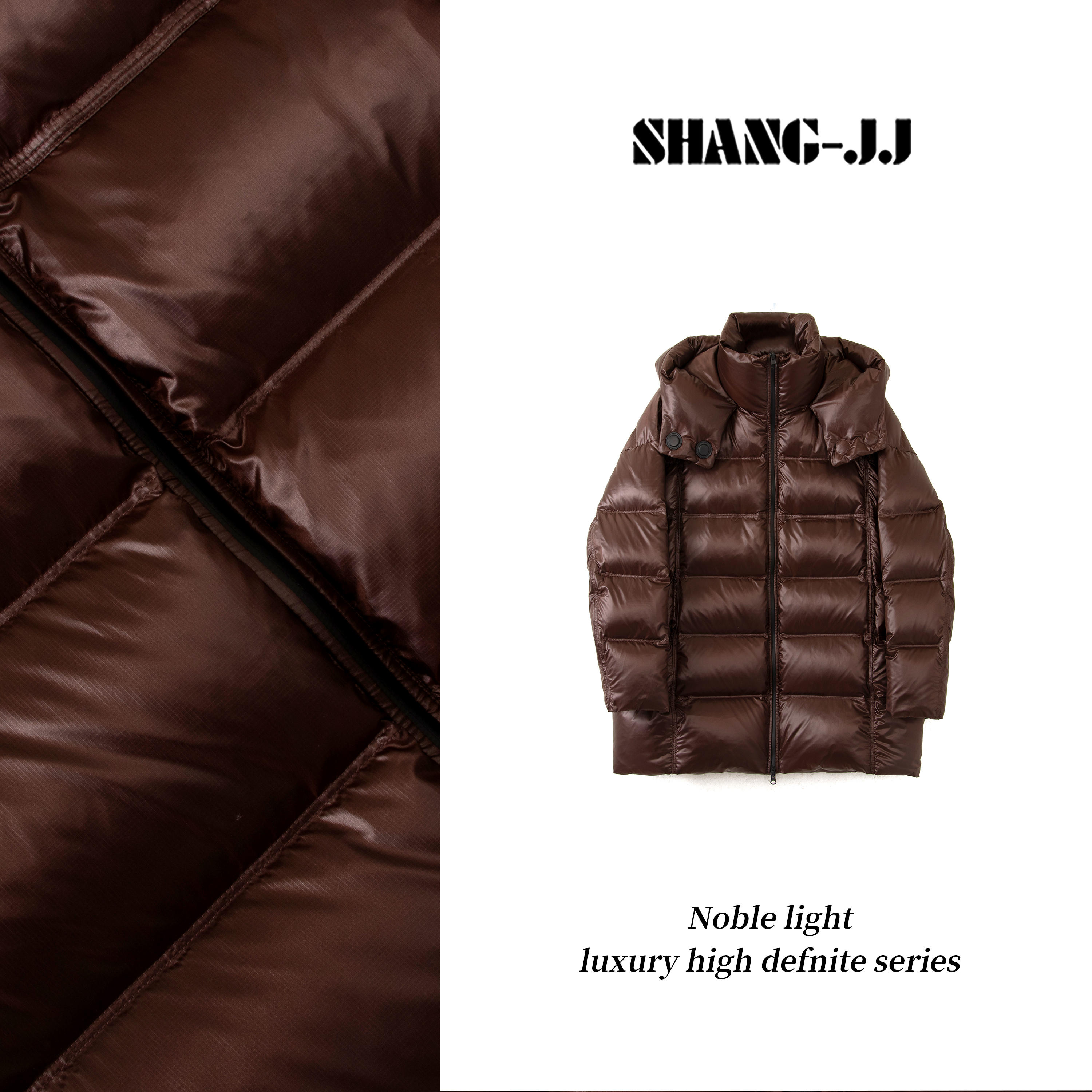 SHANG-JJ【巧克力】24秋冬新品90鹅绒蓬松保暖百搭羽绒服q133112p