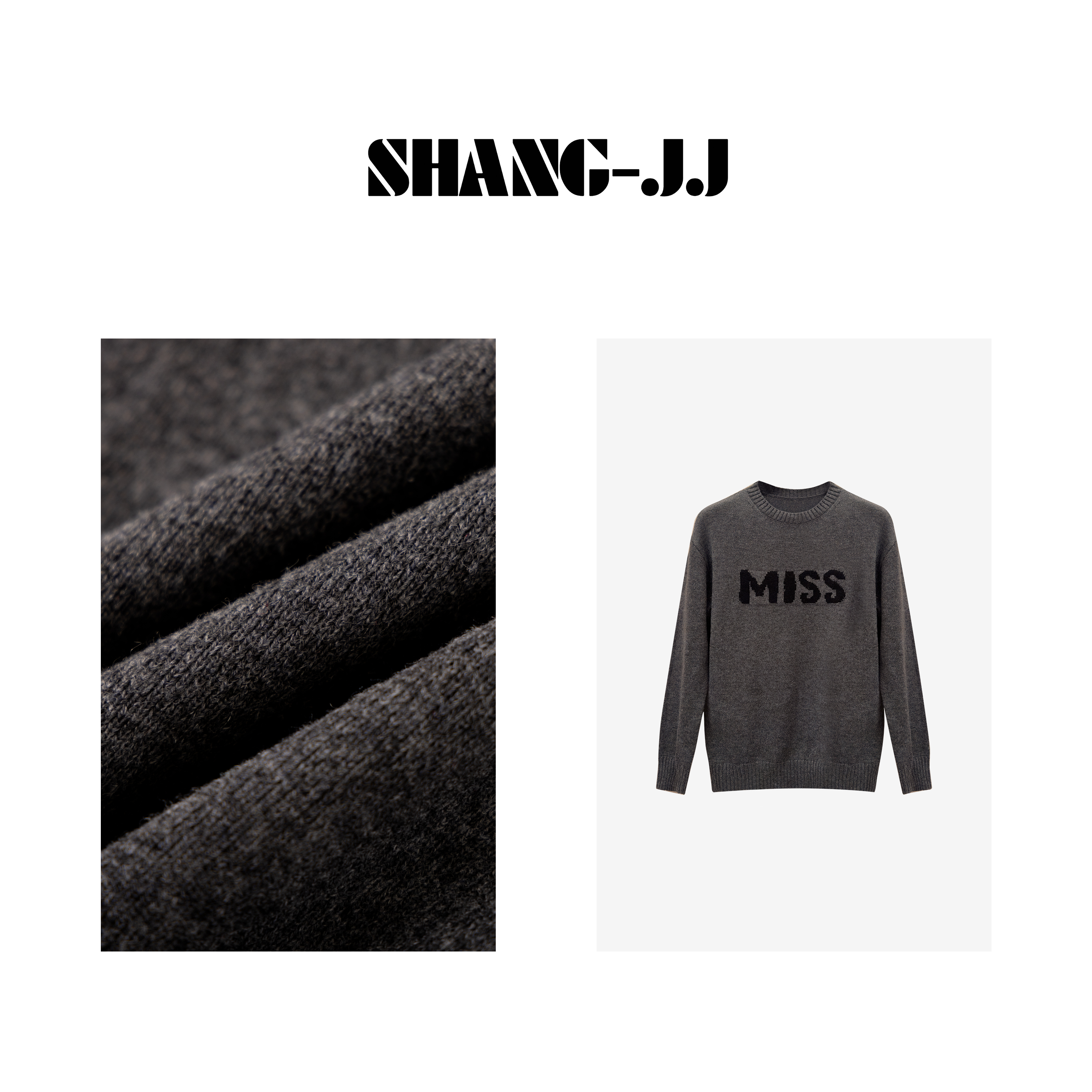 SHANG-JJ【Miss毛衣】24秋冬新品满分羊毛柔软细腻上衣q132389p