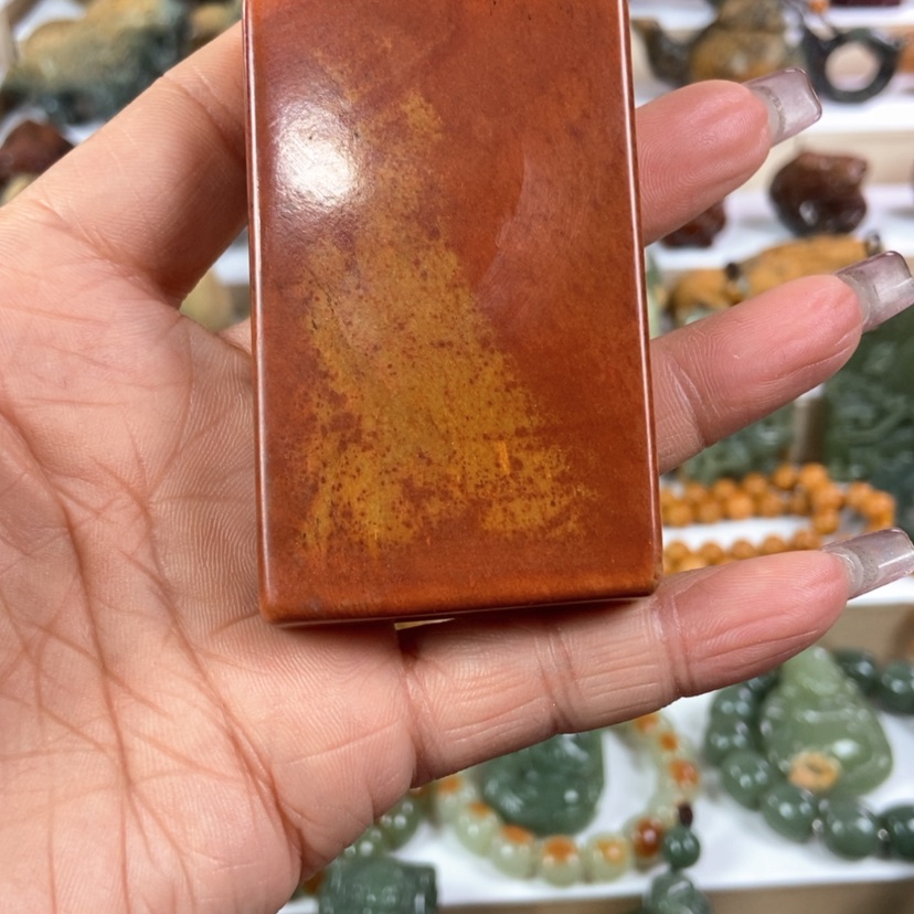 【闪购商品】岫岩河磨玉（透闪石质玉）挂件未镶嵌我***哥