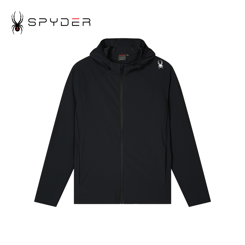 SPYDER蜘蛛春夏男子 STYLE运动舒适透气连帽防晒皮肤衣23ER107M