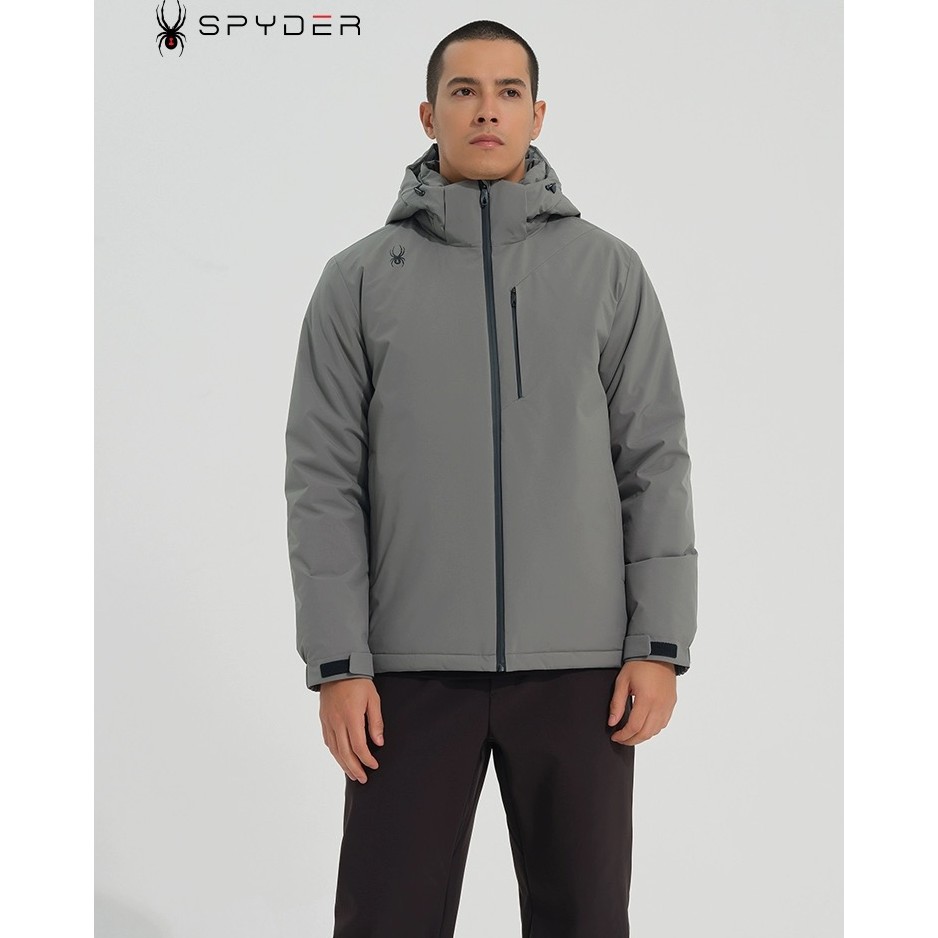 SPYDER蜘蛛新品男子TRAINING棉服户外保暖连帽棉衣23MF247M