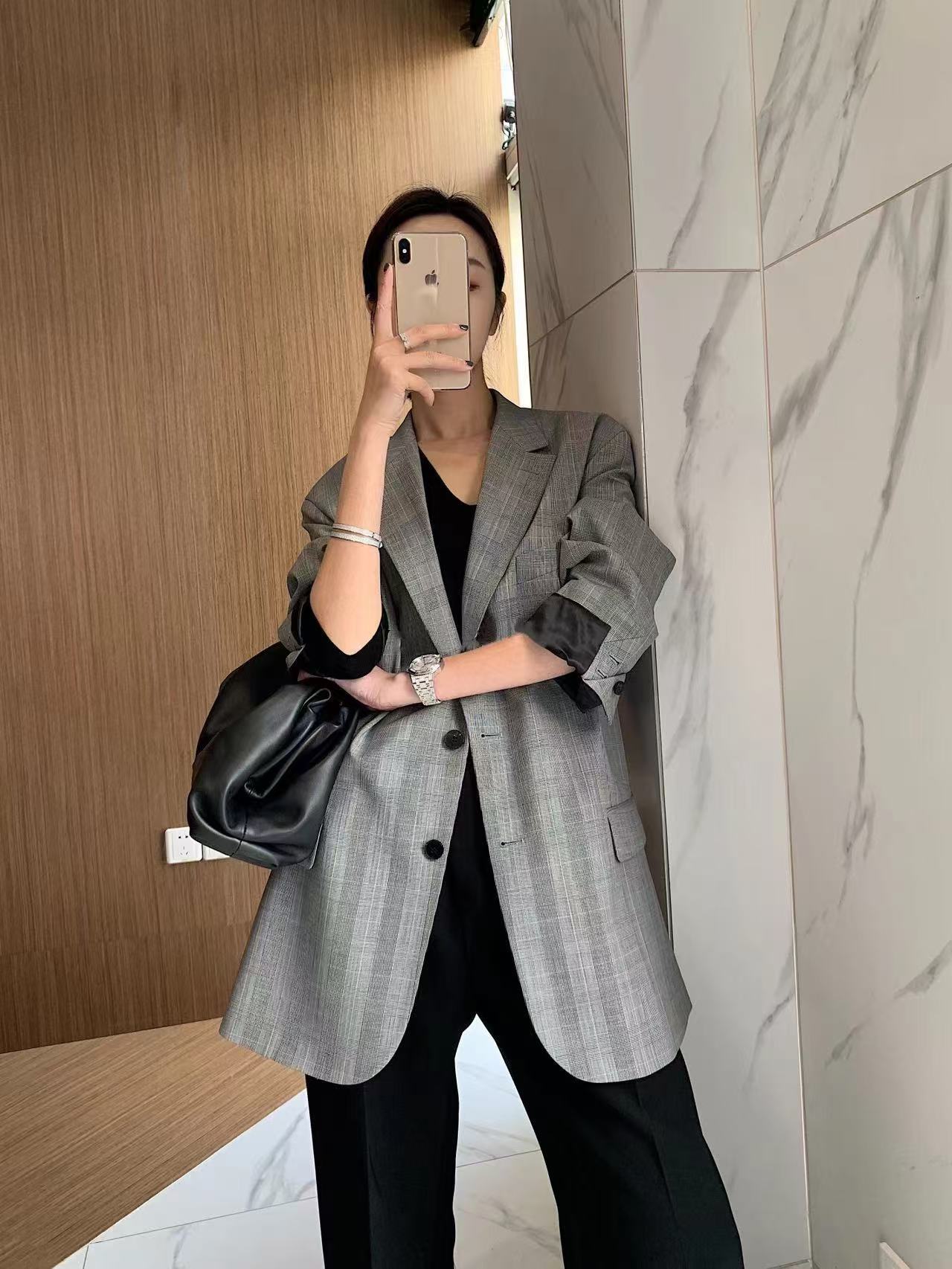 [ZJ STUDIO]秋季新品简约大气设计感西装外套