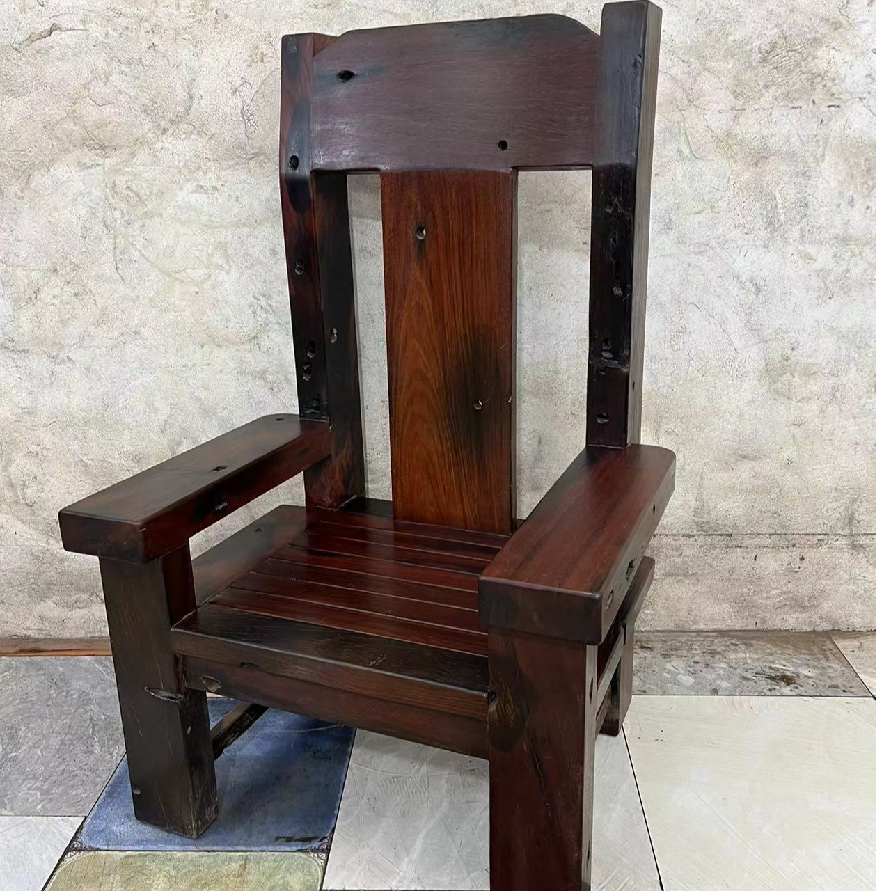 老船木主人椅客人椅简约中式实木家具太师椅围椅官帽椅厂家直销