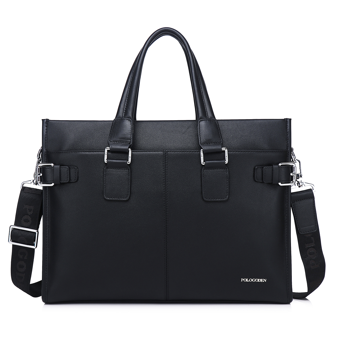 新款头层牛皮时尚商务公文包简约质感休闲