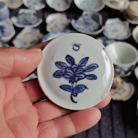 瓷片青花影青瓷片杯本11111