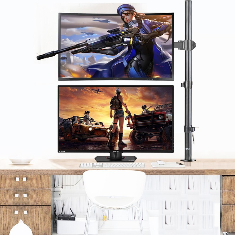 支尔成 17-32＂加高显示器支架桌面电脑支架上下叠放调节电脑支架