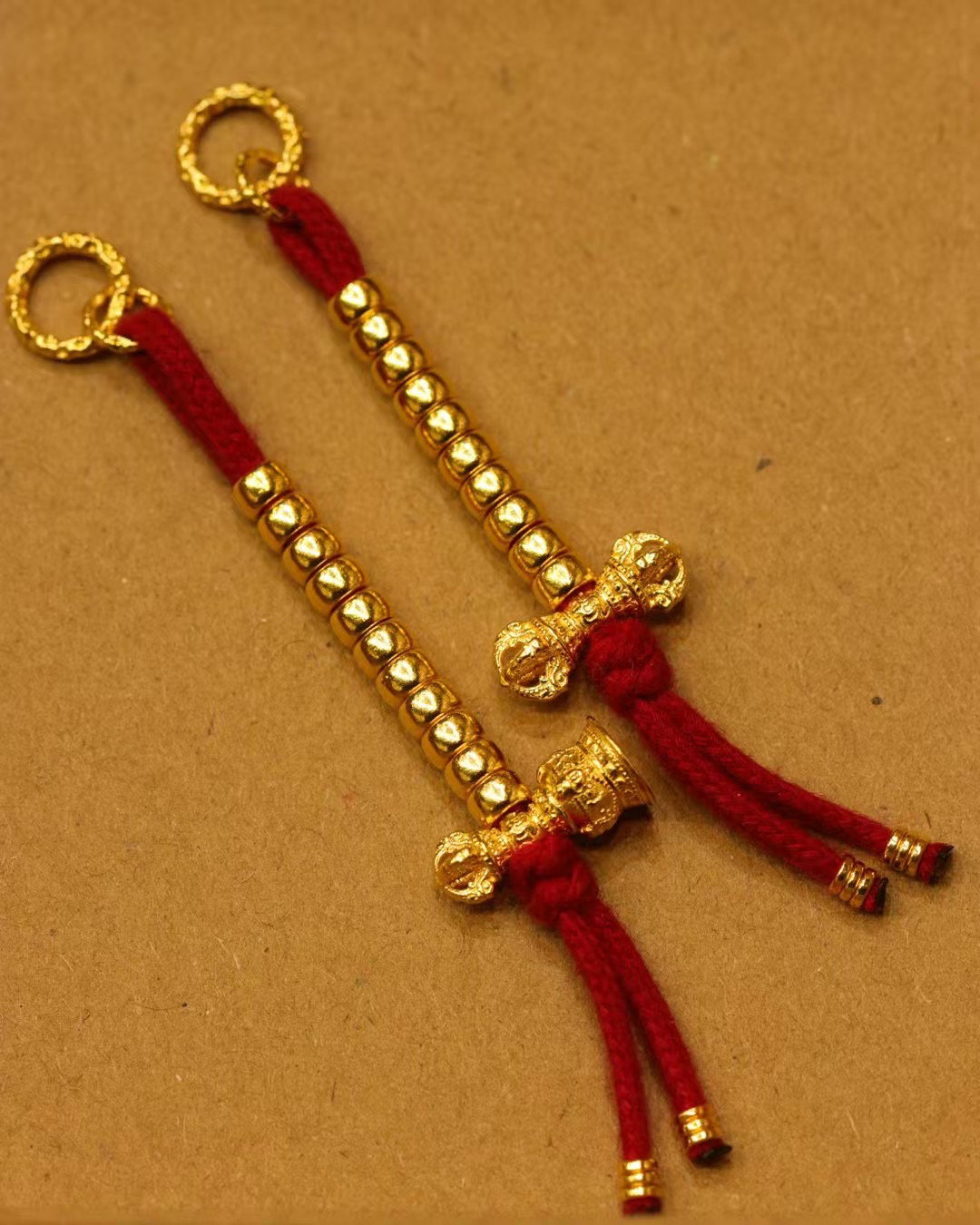 【天青黄金】24K金足金999文玩黄金配饰黄金计数器