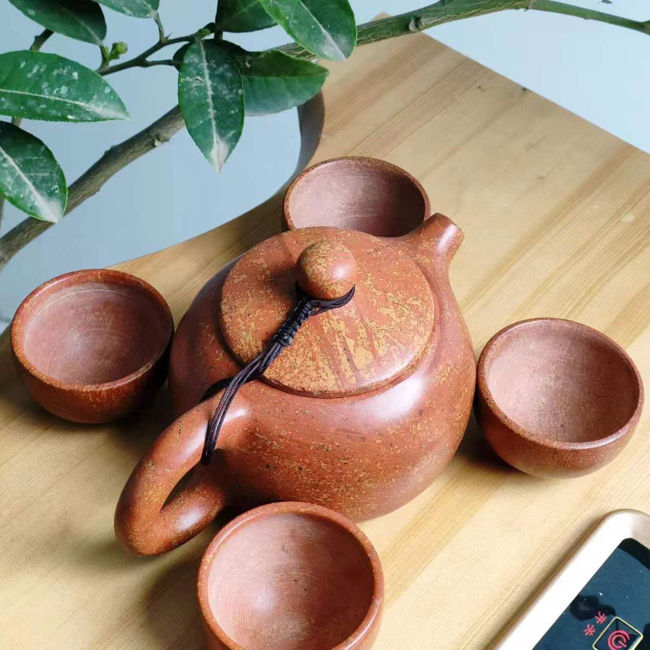 泗水砭石收藏级茶壶