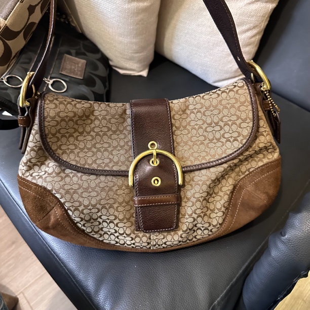 95新 COACH/蔻驰 Giggle中古/coach中古豌豆