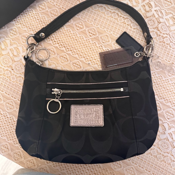 95新 COACH/蔻驰 Giggle中古/coach中古腋下包