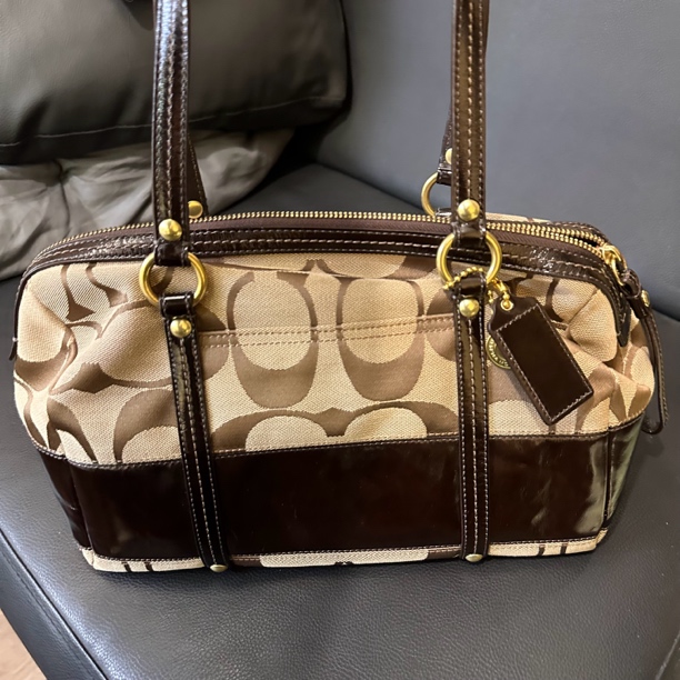 95新 COACH/蔻驰 Giggle中古/coach中古单肩包/