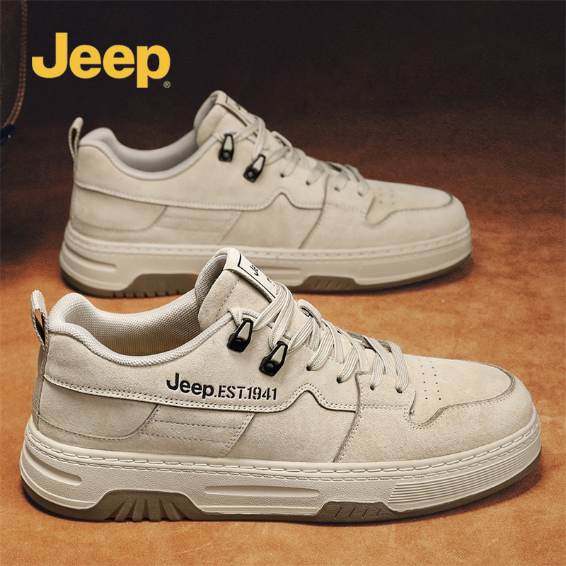 JEEP/吉普板鞋男款2025年春季新款时尚百搭运动休闲潮鞋男士鞋子