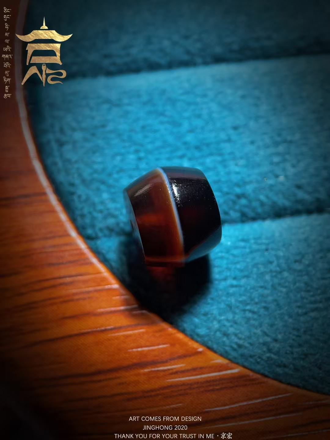 千年泰系三色华府里珠·正一线黑白分明·尺寸 9.2