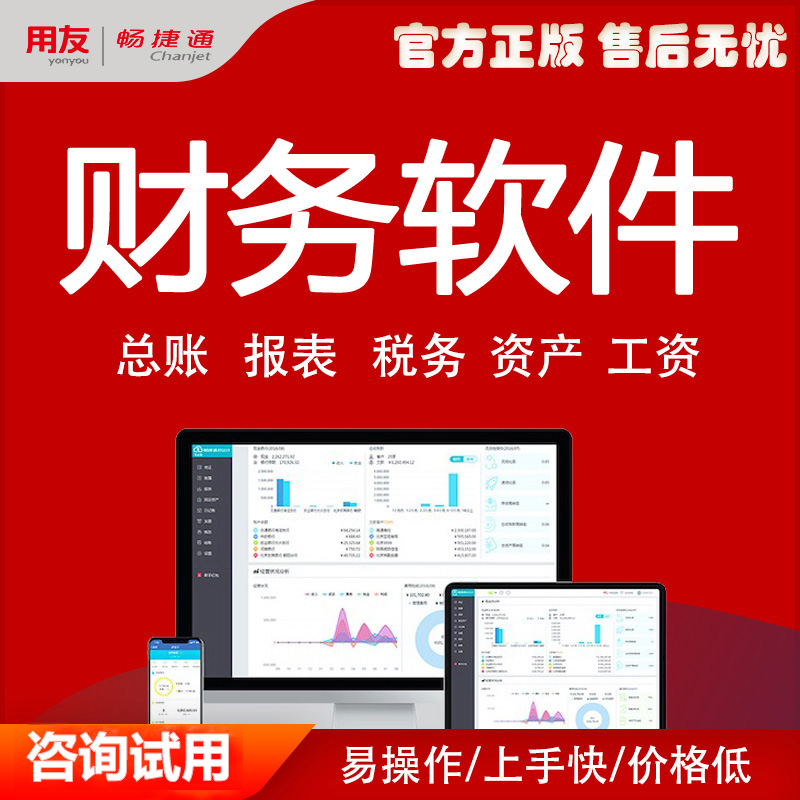 财务软件 用友畅捷通 好会计 记账报税  好用方便快捷 可试用