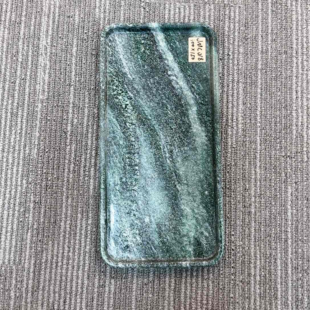 小**一极光绿干泡茶盘30*15，JMC018