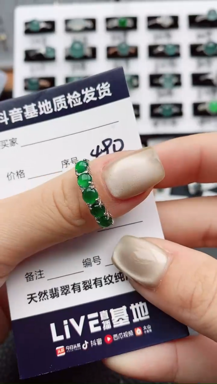 【闪购商品】翡翠颈饰银S925镶嵌490