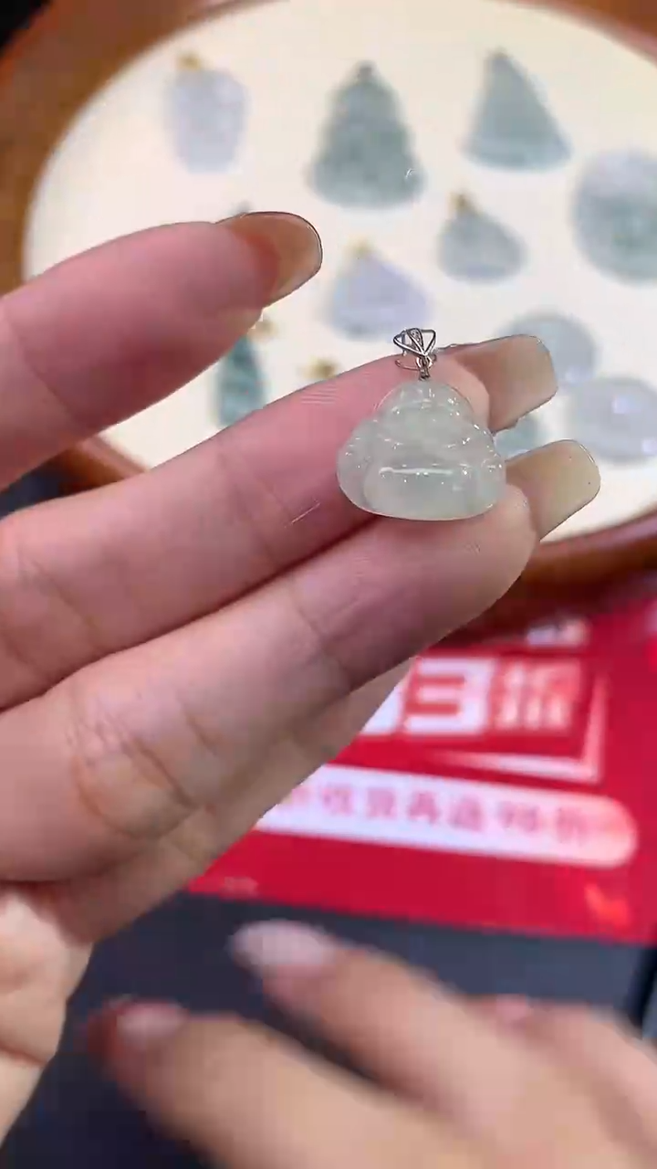 【闪购商品】翡翠吊坠|18K金镶嵌|150