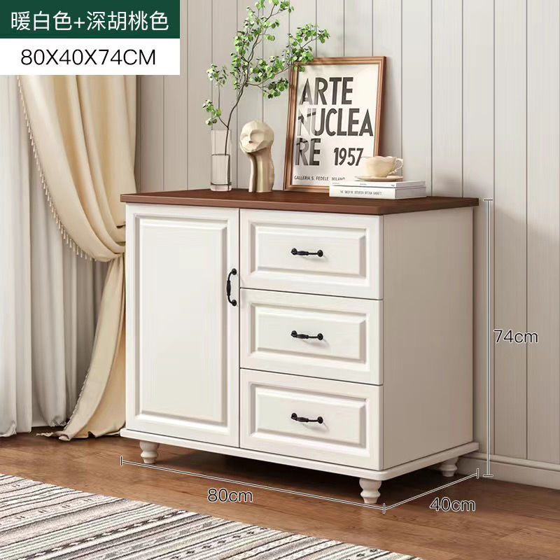 轻奢网红斗柜置物柜美式仿实木收纳柜客厅储物柜卧