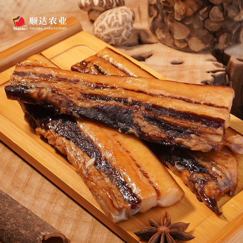 顺达农业广式腊肉非烟熏地道广式糖酒风味腊肉五花腊肉广东腊肉