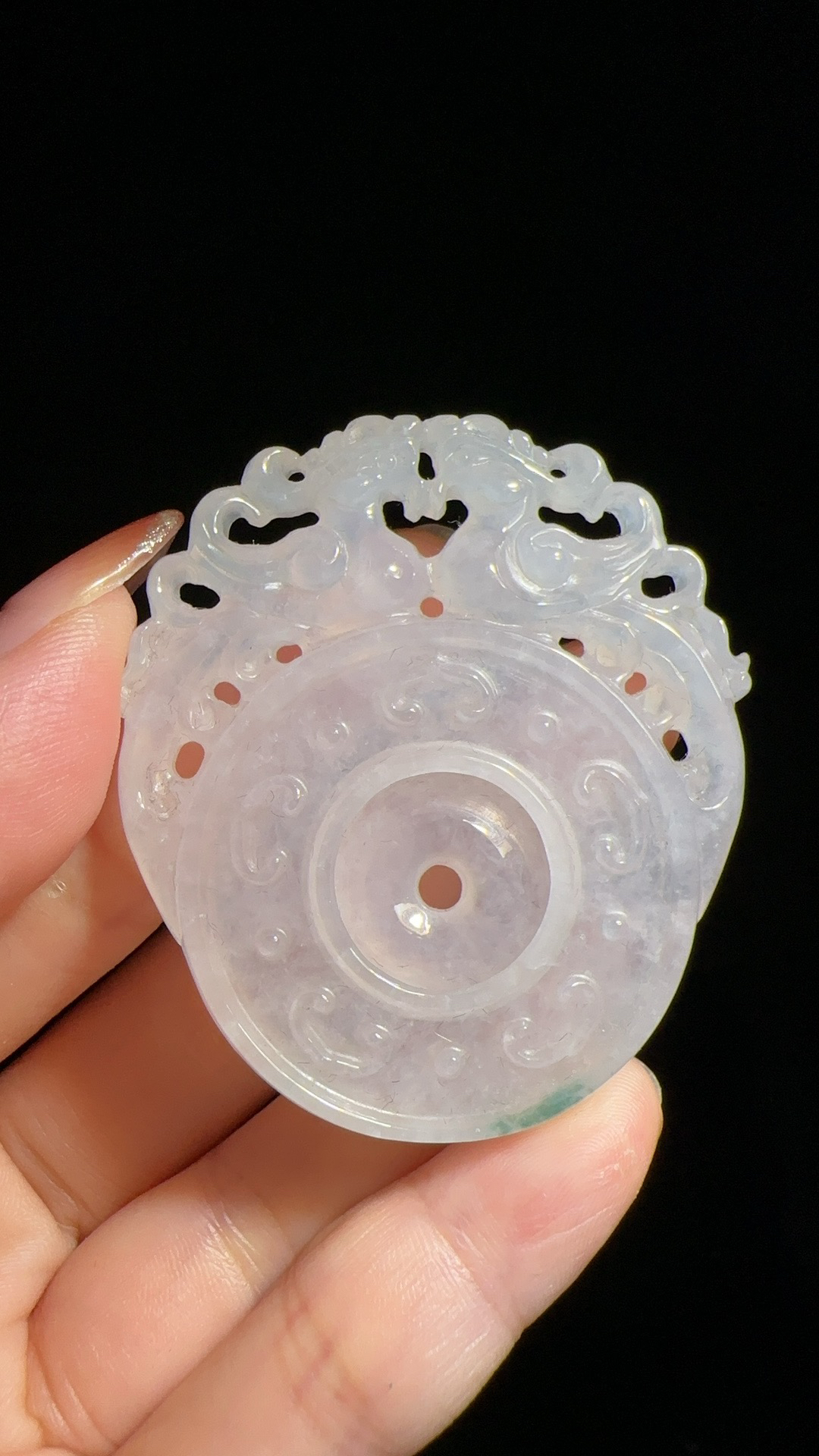 翡翠时来运转吊坠