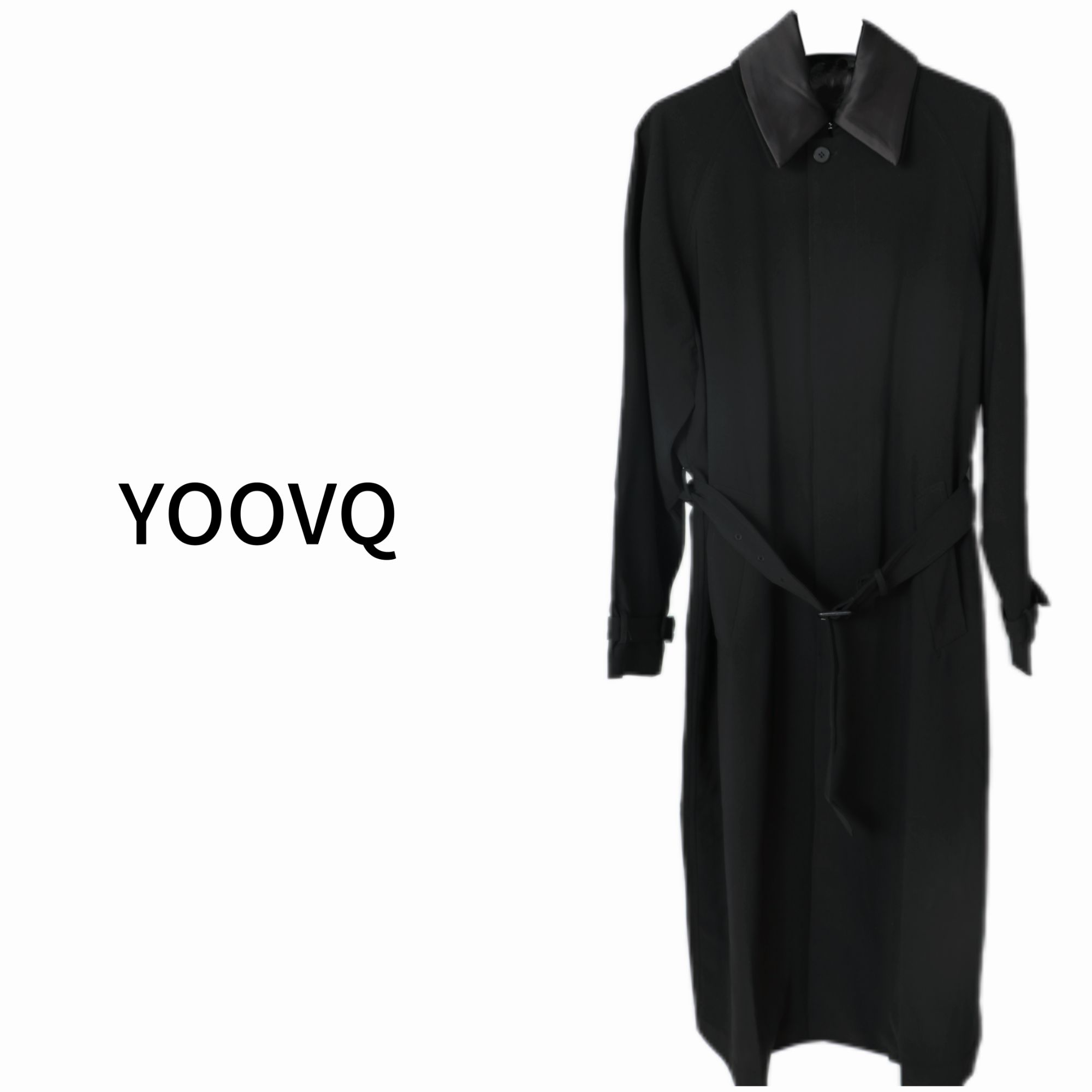 【后劲原样开发】P+风衣TR斜纹双领面料轻奢气质收腰中长款显瘦