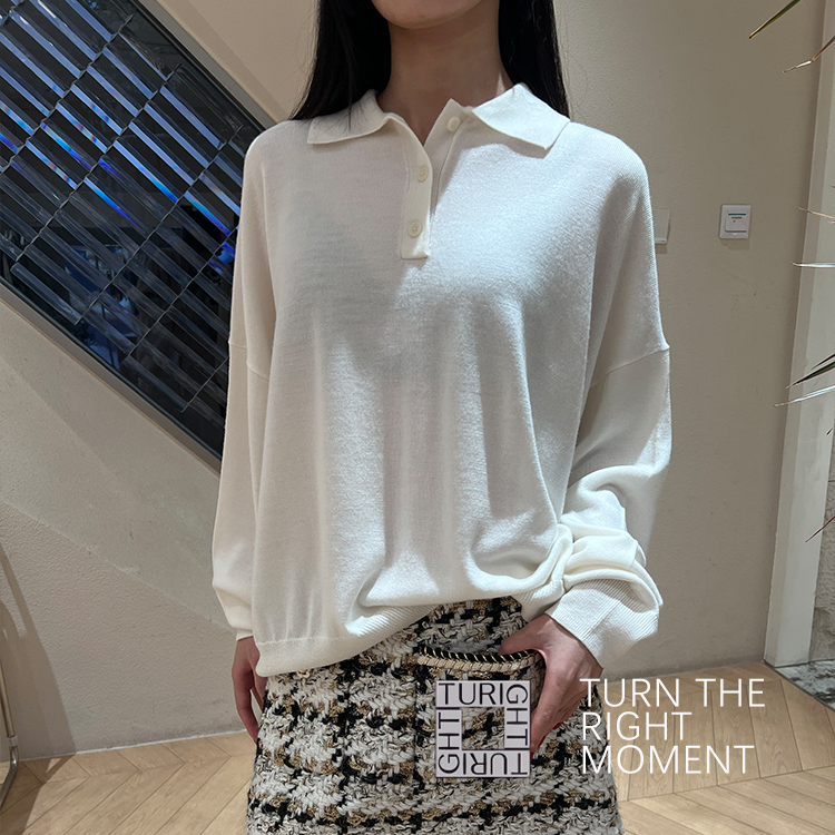 TURIGHT买手店 24AW现货MR MITTENS设计师品牌 纽扣polo衫