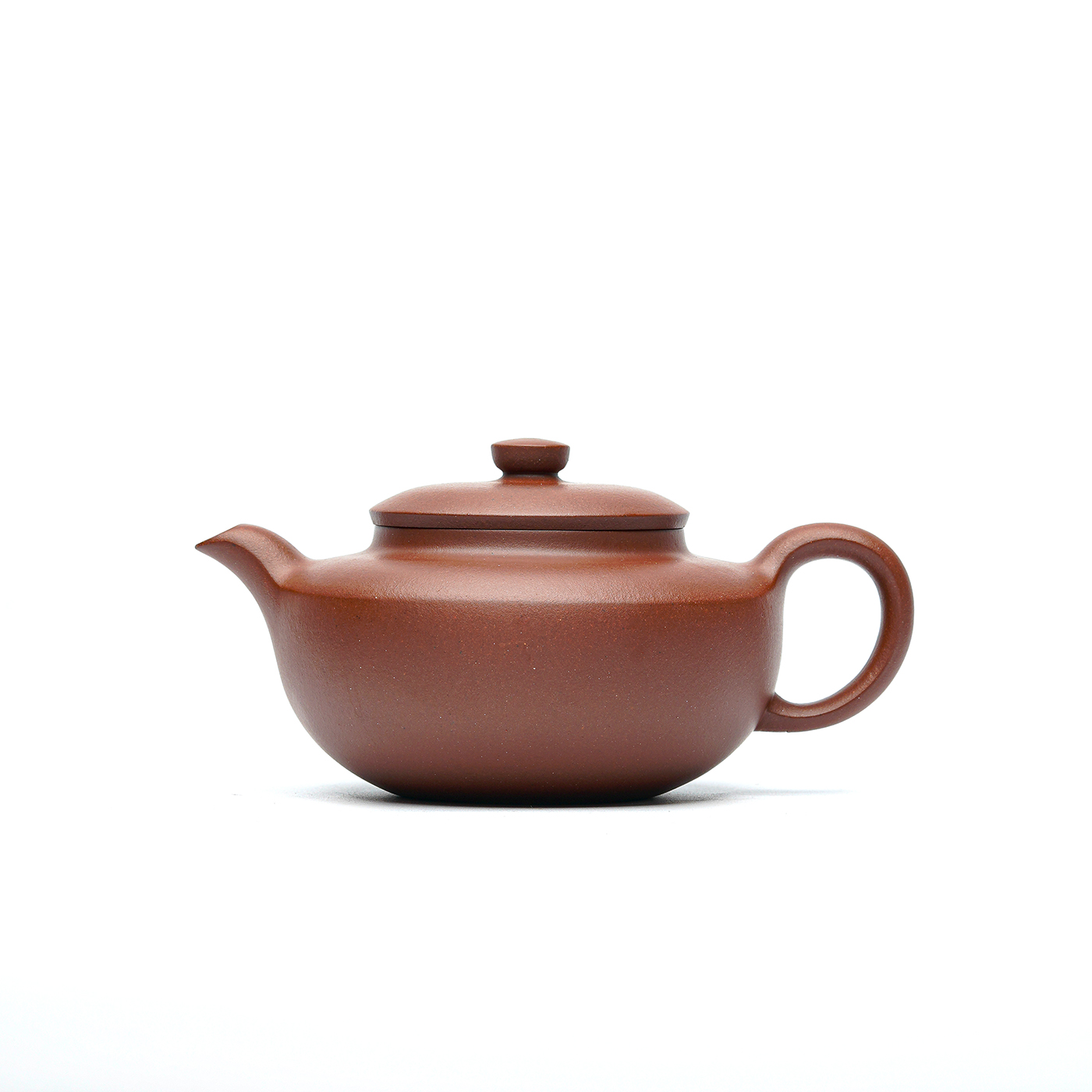 执素【素心应物】小汉扁壶 黄龙源底槽青 约140cc 全手工制