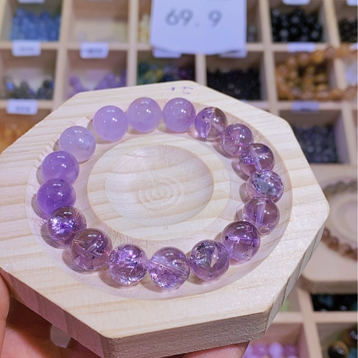 【闪购商品】烟晶手链银S925镶嵌