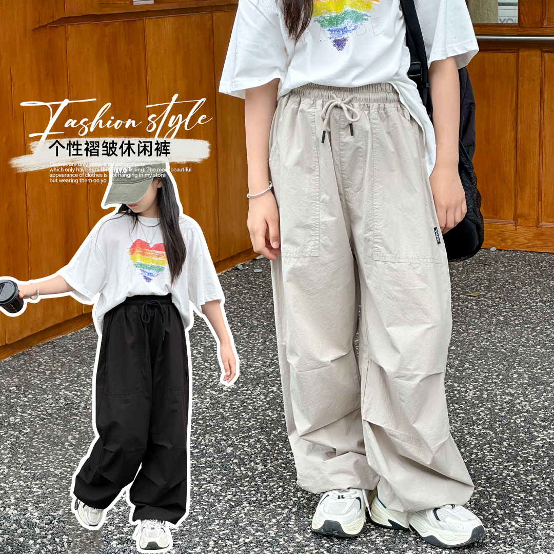 SZKP夏季新款女童装6-15岁女宝宝中大童儿童工装裤 JMKX441020