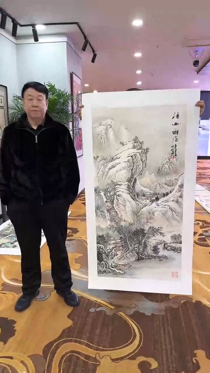 【闪购商品】绘画溪山雅居冯增波