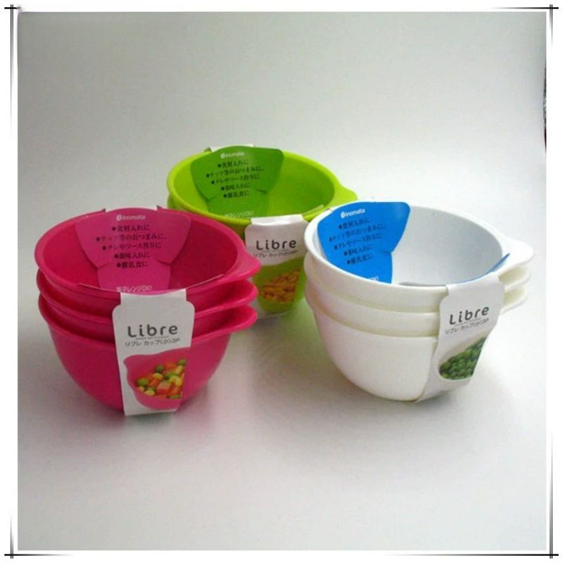 家之物语日本进口可爱防烫纯色料理碗小碗收纳碗吐骨盘（3入）盘2p