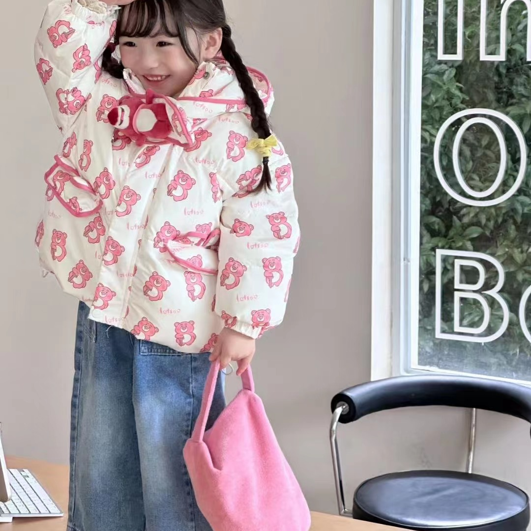 【901-950】儿童冬季外套加厚韩版保暖印花男童女童