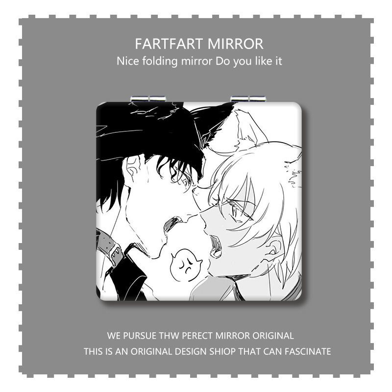 名侦探柯南安室透赤井秀一ol小镜子随身携带补妆镜学生手持化妆镜