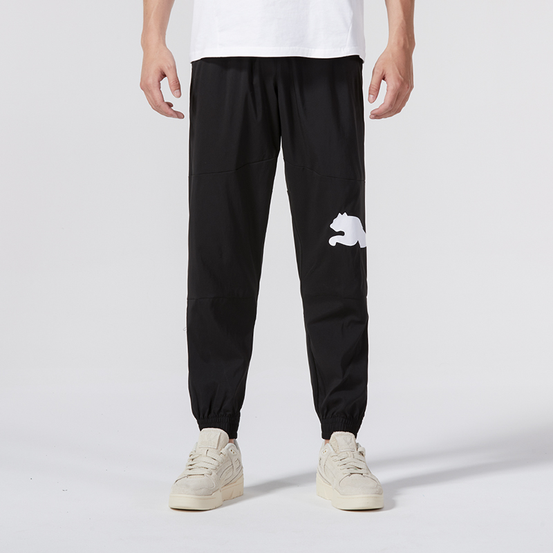 【运动玩咖】彪马正品梭织长裤男春季运动裤休闲宽松束脚裤跑步裤子