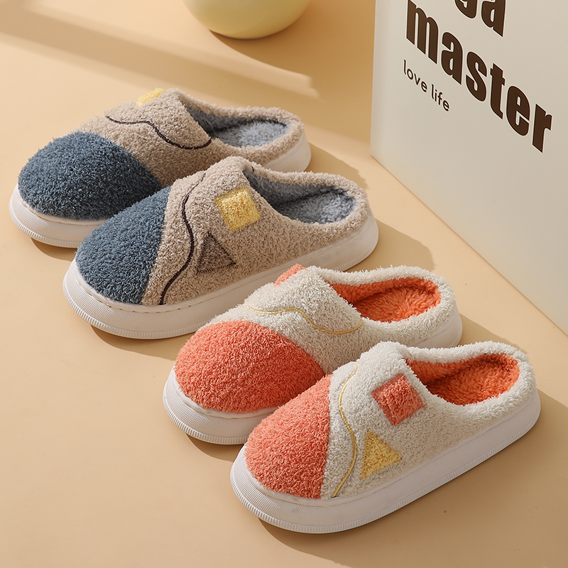 2023新款棉拖鞋女士冬季室内居家居保暖毛毛拖鞋男款家用男士冬CF
