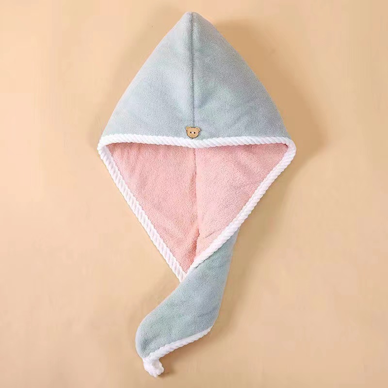 2.6包邮 高颜值双层干发帽一顶 有问腿联系客服补发