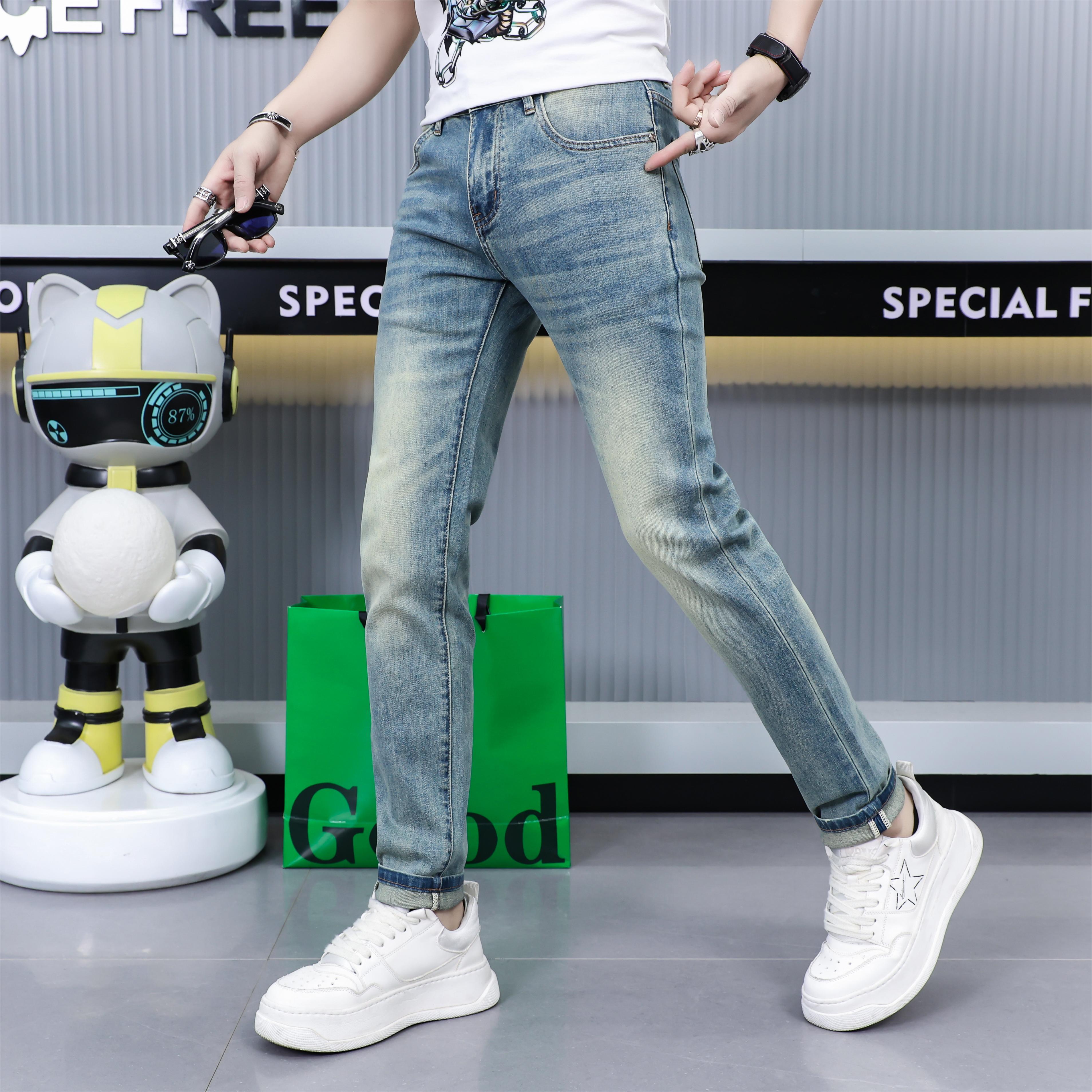 欧若风男装牛仔裤修身小直筒断码请勿直接拍E01-E99