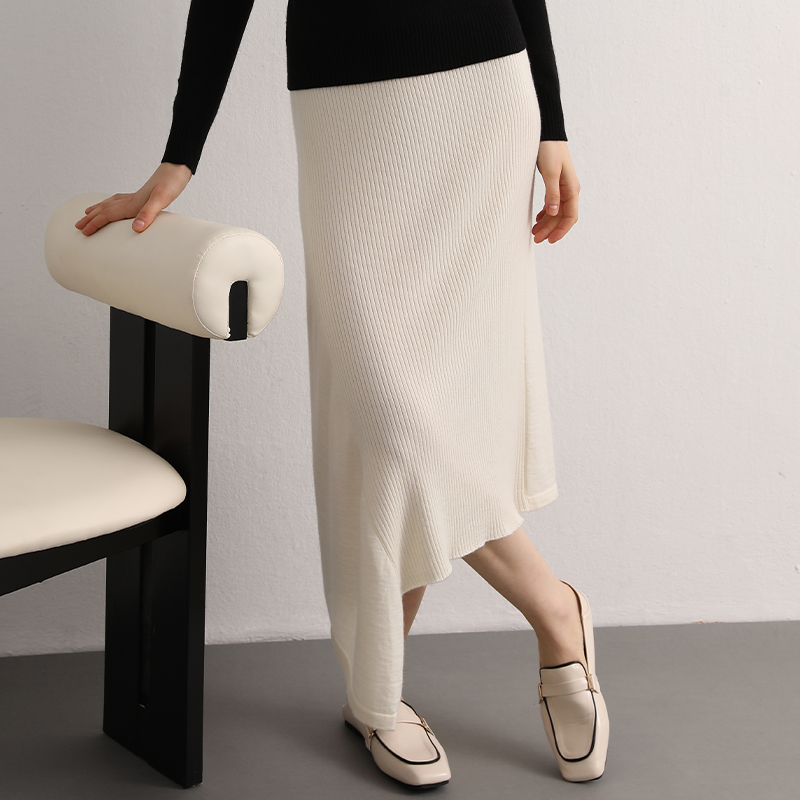 di kangra/德凯佳女士100支不规则半裙S23-1014