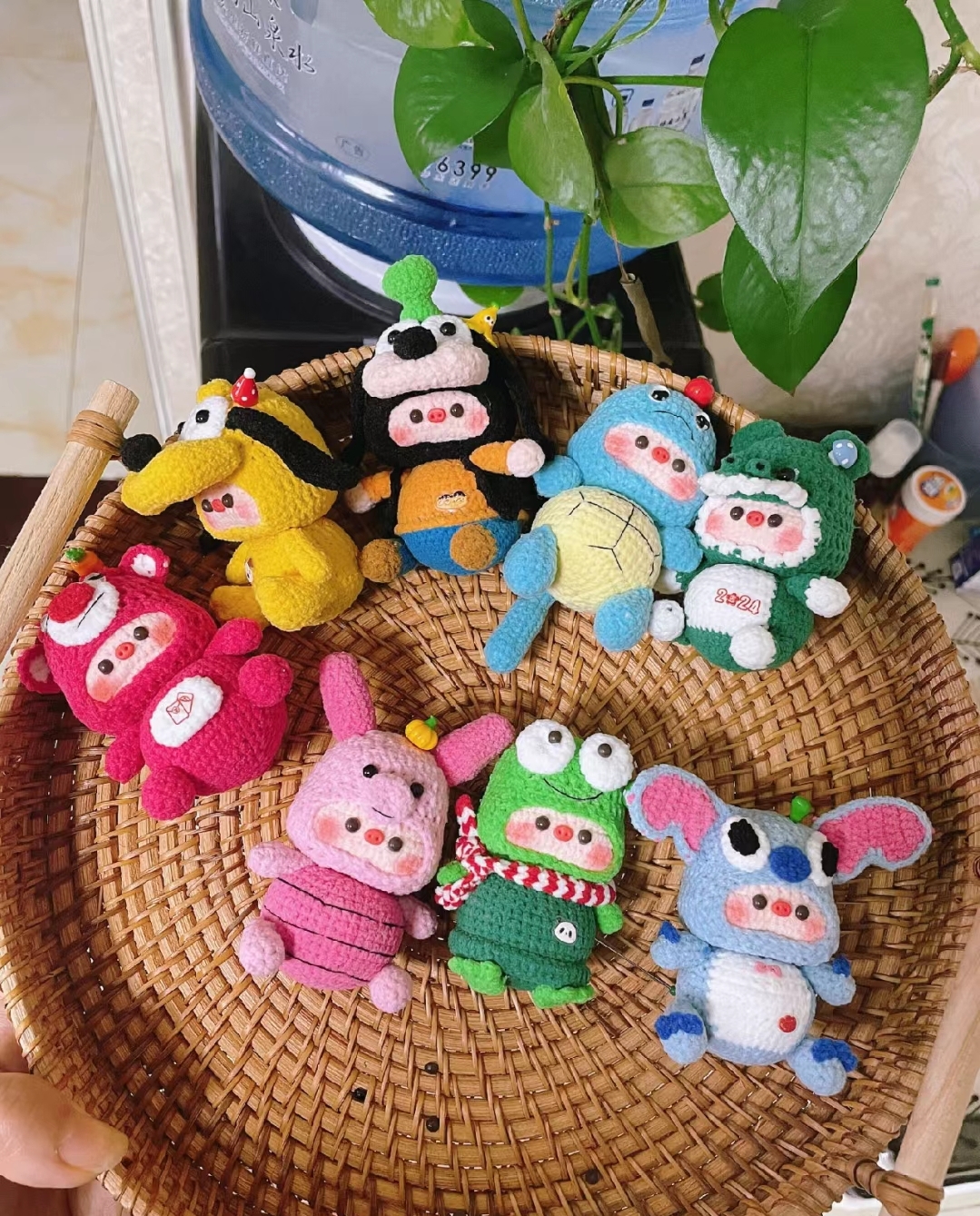 创意手工钩织玩偶毛线编织手工非遗直播间选款组合拍NO退NO换