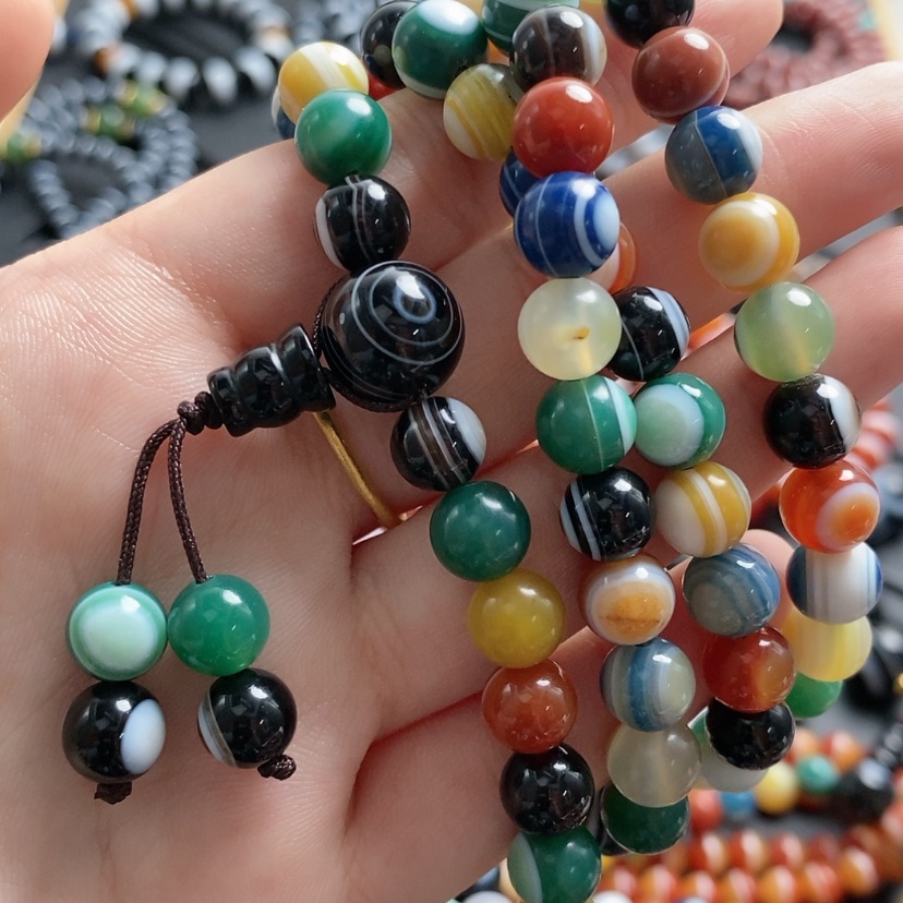 【闪购商品】玛瑙/玉髓项链未镶嵌3*里