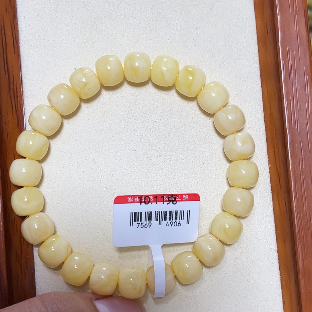 琥珀手链未镶嵌蜜蜡