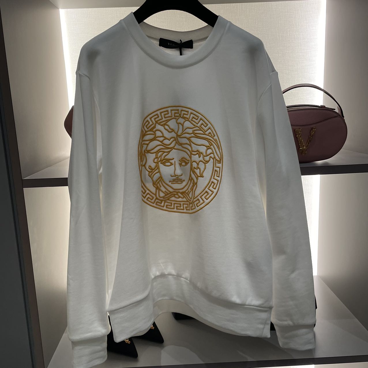 全新未使用 VERSACE/范思哲 女士美杜莎刺绣休闲卫衣多色