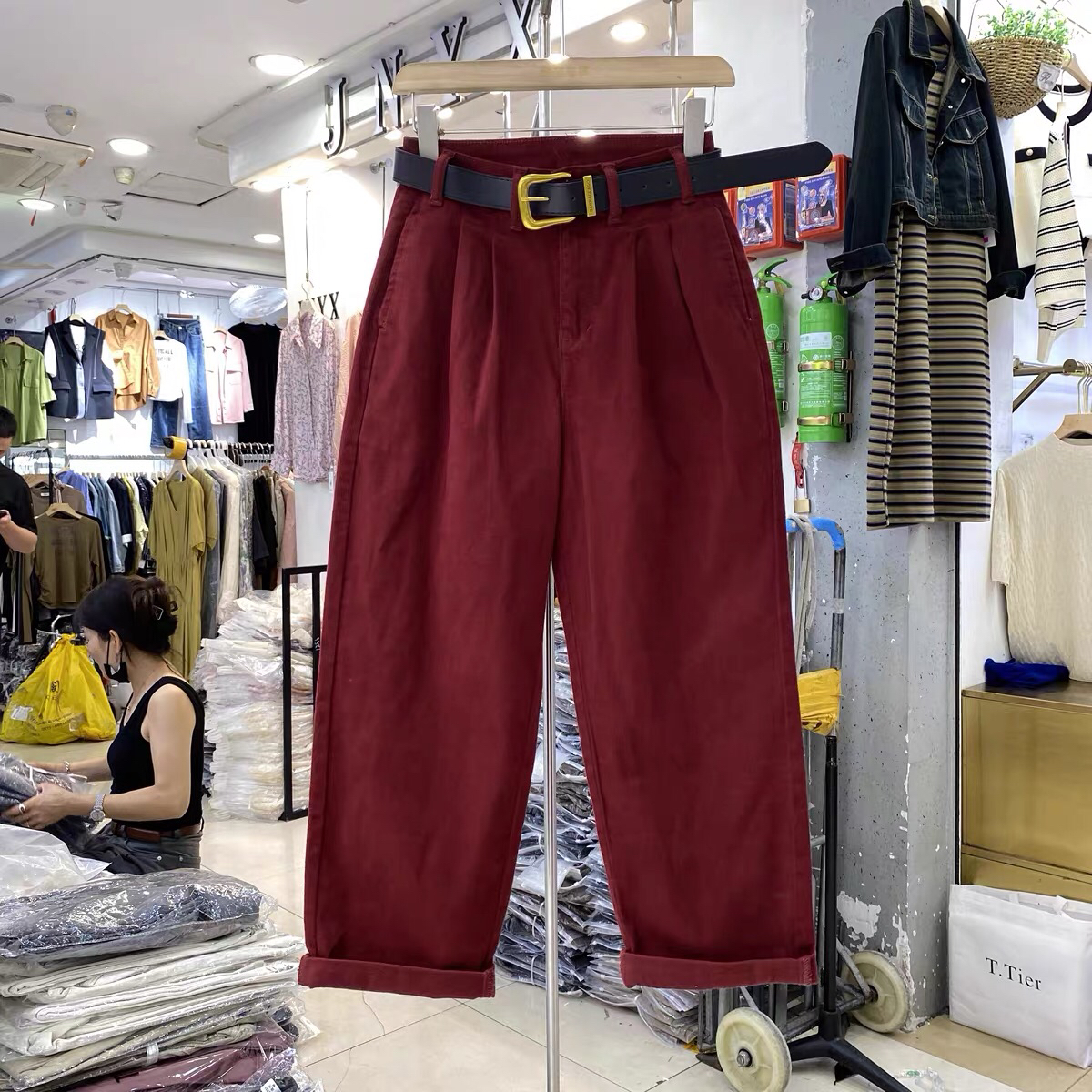 静静家红裤子休闲