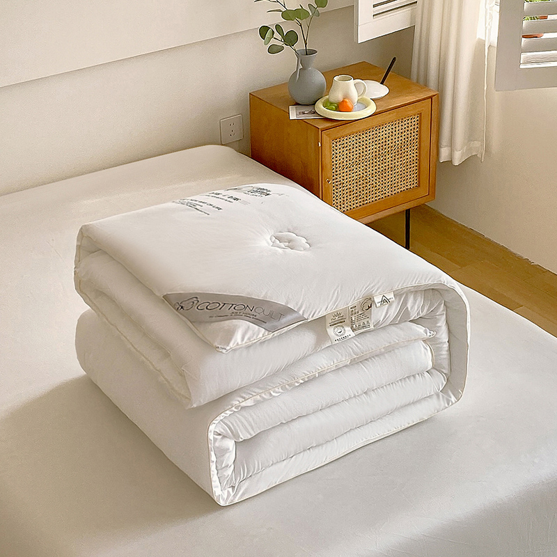 A类天竺棉棉花冬被优质新疆长绒棉学生春秋被棉花冬被