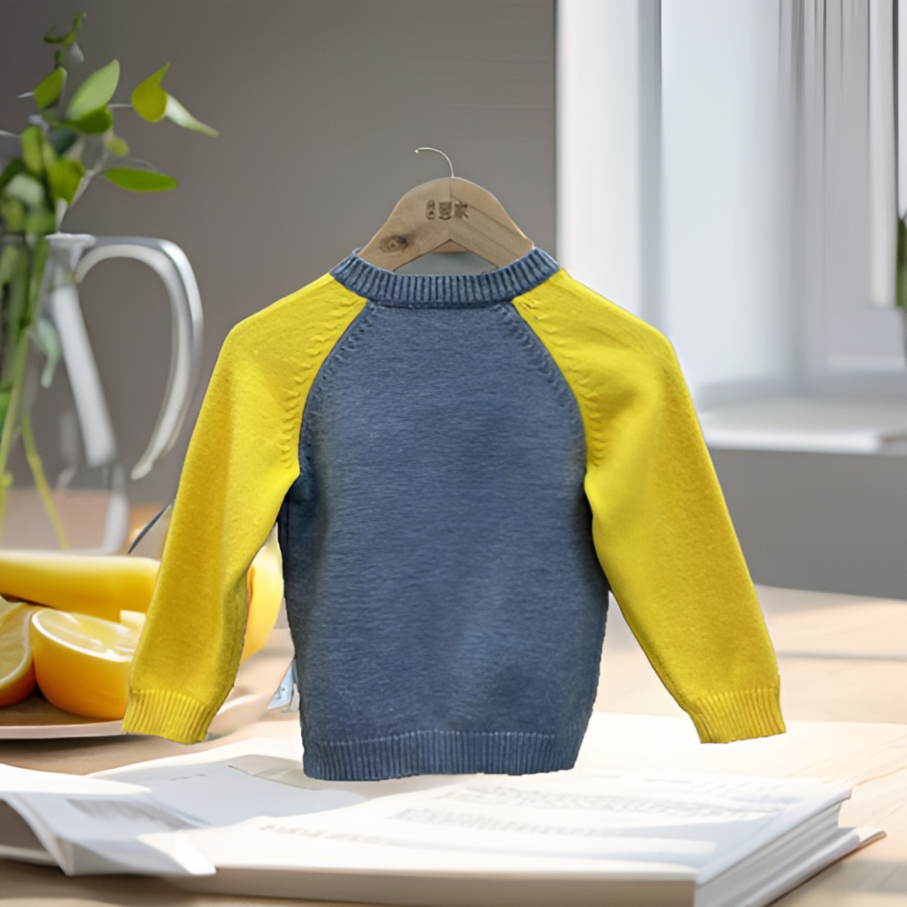 优儿宝贝1041304针织毛衣简约日韩童装痞帅个性潮牌男童时髦秋装